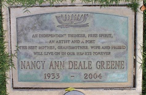 nancy deale|nancy greene obituary.